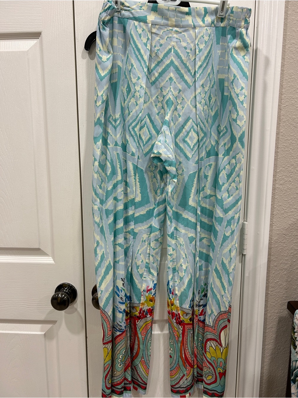 Johnny Was Dandridge Split Leg Palazzo Pants.